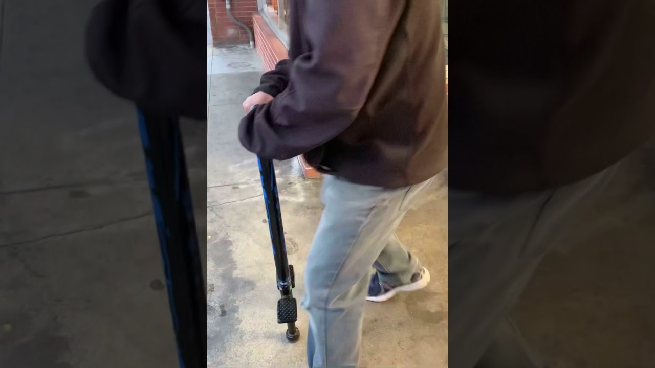 Dad Uses a Pogo Stick for the first time