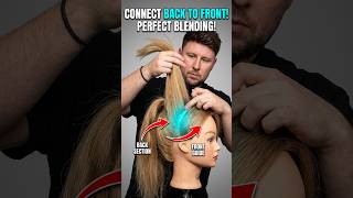 Stop making choppy layers! Try this blending trick #haircut #tutorial #hairtips