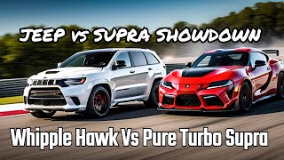 Speed Showdown: Whipple Jeep Trackhawk vs Pure Toyota Supra