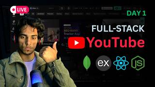 MERN : Building a Mini YouTube Clone (Day 1) | MERN Stack Project