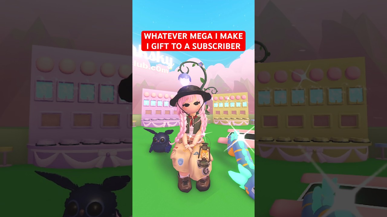 PT. 5 it's mega monday gifting time! what mega should I make next? 💖✨ #adoptme #roblox