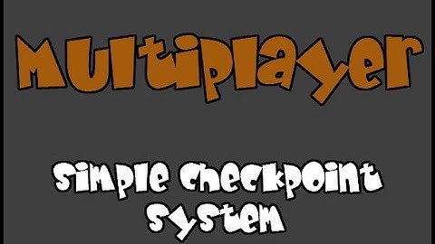 Simple Checkpoint System- Multiplayer Arena Preview