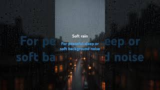 Cozy rain white noice für sleep and learning #sleepambience