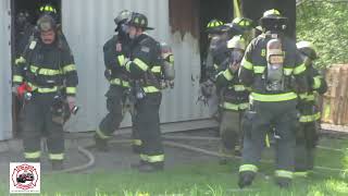 Bangor ME FD New Hire Live Burn Evolution Training 