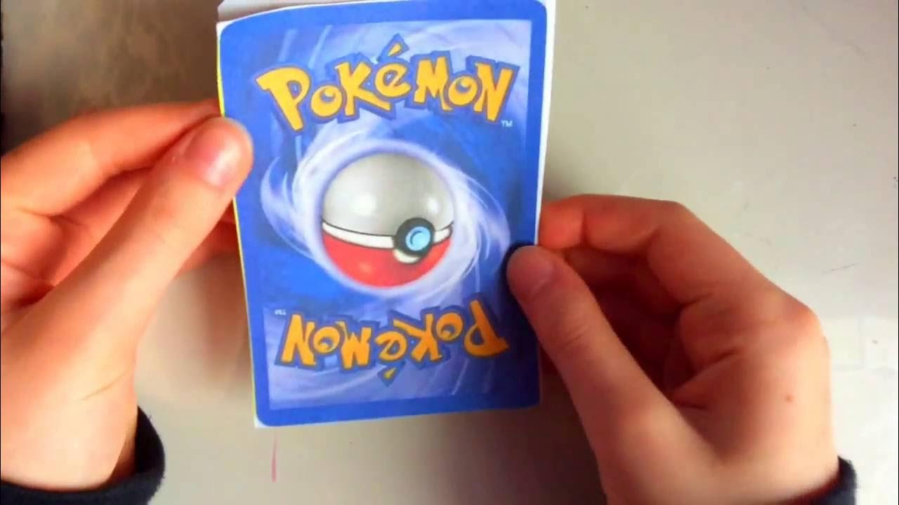 DIY pokemon cards YouTube