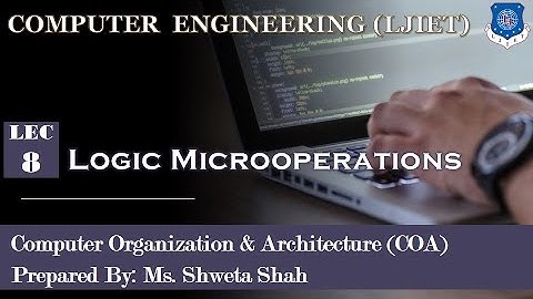 8 COA Logic Microoperations