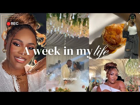 VLOG|| A Week in my Life; I attended an Abuja wedding + shopping|| workout + got new braids.