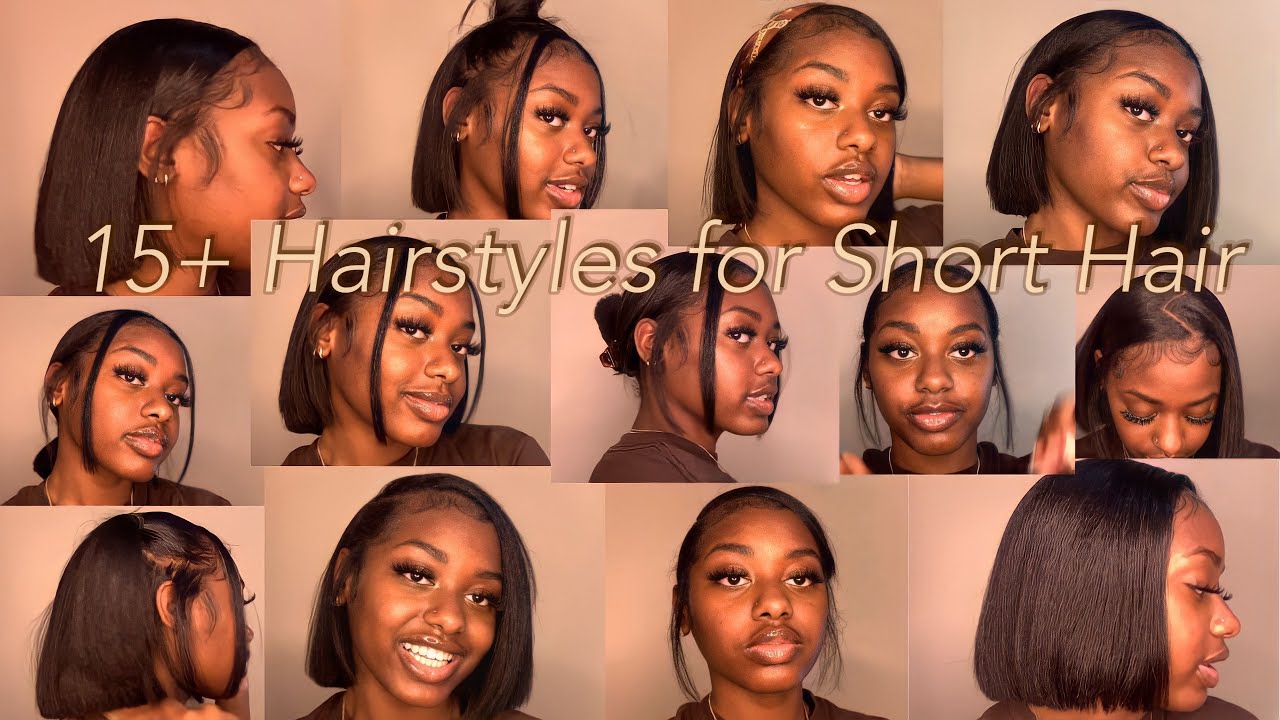7 STRAIGHT HAIR HEATLESS HAIRSTYLES! SIMPLE & EASY! | LYSSRYANN - YouTube