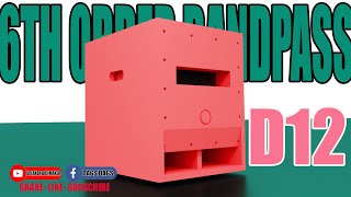 Rcf D12 Full Plan Cutlist.. Subwoofer 6Th Order Bandp New Design 2024