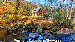 Vermont Cabins On 30 Acres | VT Real Estate | Vermont Waterfront Property | Camps For Sale BnB