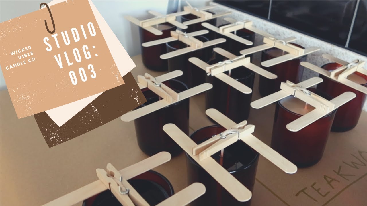 Studio Vlog: 003 | GIVEAWAY UPDATE + CANDLE MAKING