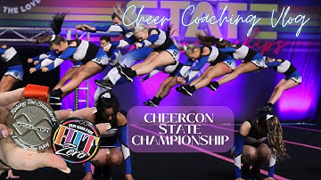 CheerCon States Coaching Vlog 2023 | Ft Onyx 3x Cheer Grand Champions