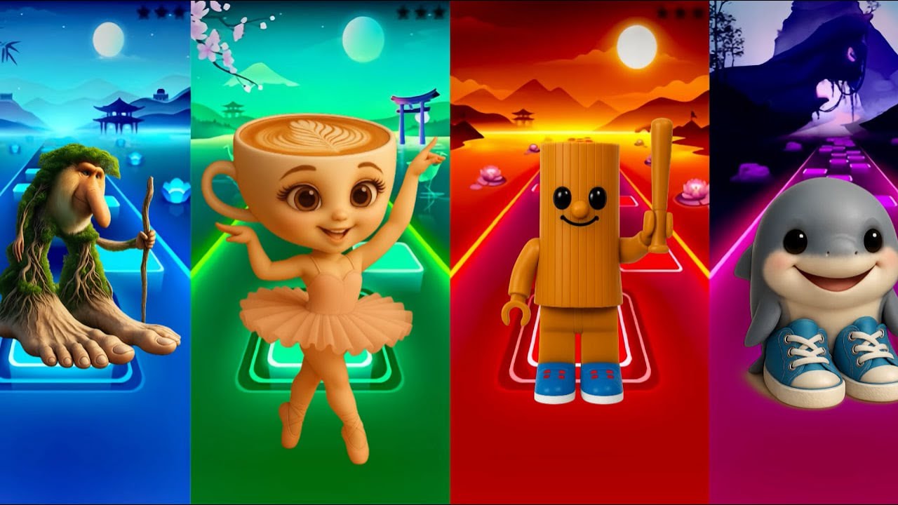 🔥🎵 br br patapim 4️⃣ ballerina cappuccina 🌟⚡️tung sahur🎹💥 tralalero tralala 🌈🎶