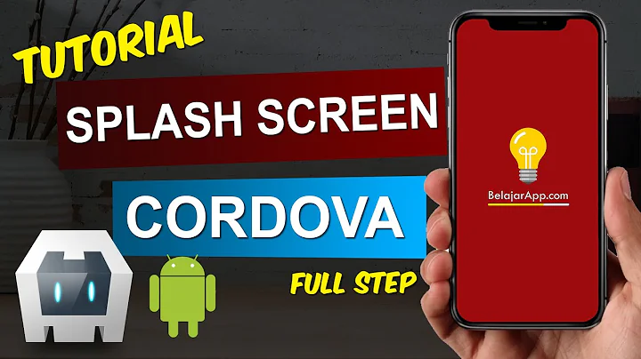 TUTORIAL CORDOVA - Cara Buat Splash Screen | Plugin