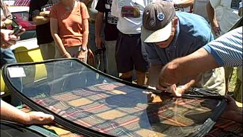 Vintage at the Vineyards 2008 - Windshield install demo part 1