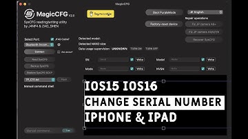 How to change Serial iPhone X, 8 A11 devices with DFU MagicCFG and erase to keep same iOS15 iOS16