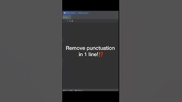 Remove punctuation in 1 line! ✨ #python #shorts