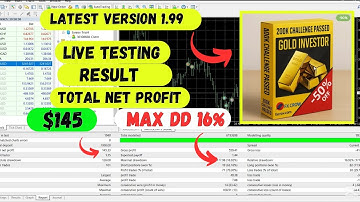 Forex GOLD Investor V1.99 MT4 EA – Smart No-DLL Gold Bot (Live Test + Honest Review)