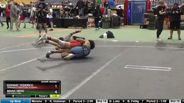 Junior 120 Brian Nero UTB Wrestling Vs Dominic Fed...