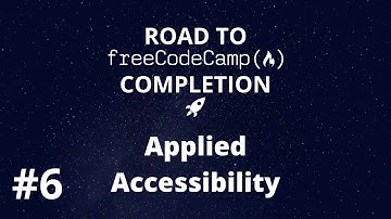 Applied Accessibility | ⛰️ Road to FCC completion