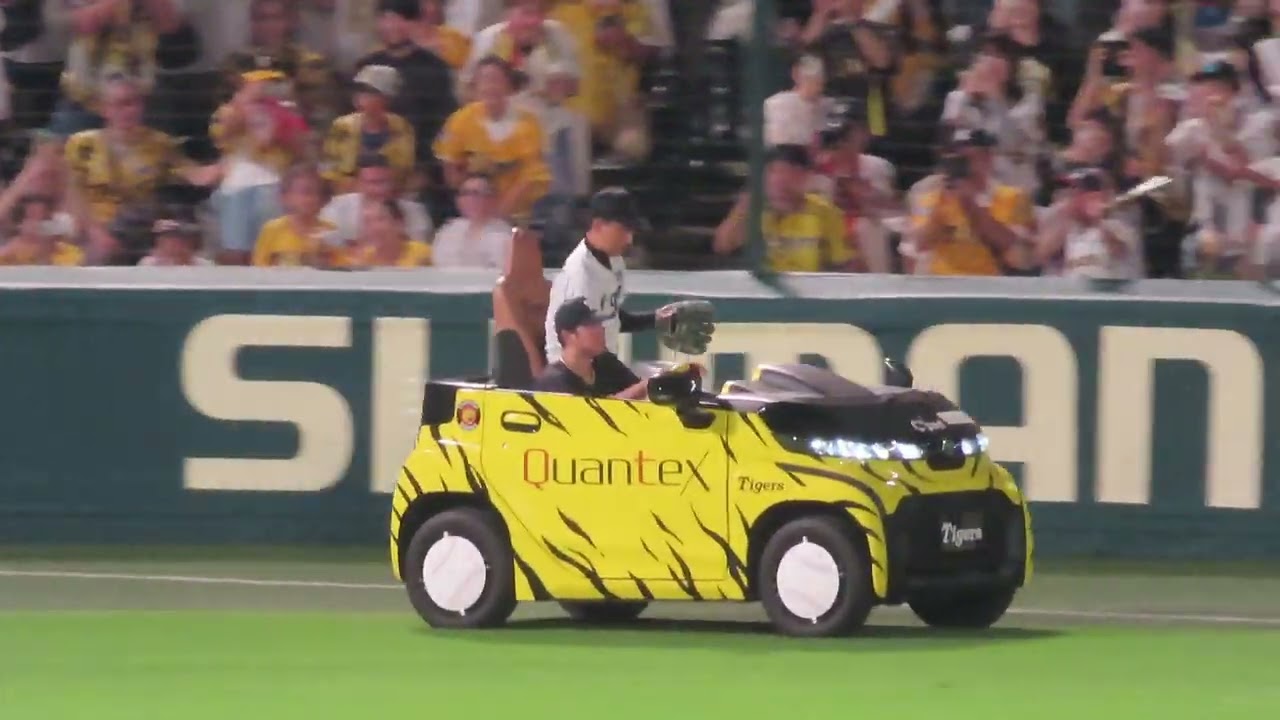 阪神　岩崎優　登場曲　「RAIJIN『雷神』」　日本シリーズ進出決定試合　＠甲子園　20251017