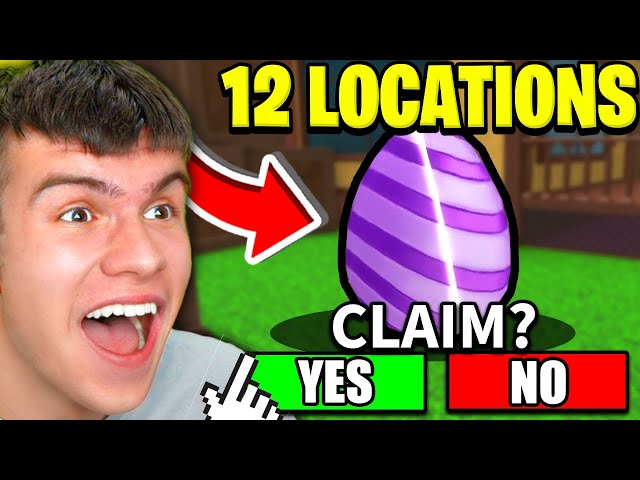 How To Find ALL 12 EGG LOCATIONS In Roblox Zyleaks MM2! Egg Hunt