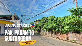 🇵🇭 [4K] Pak-pakan to Sudtunggan Road Walking Tour + New Diversion Road | Philippines