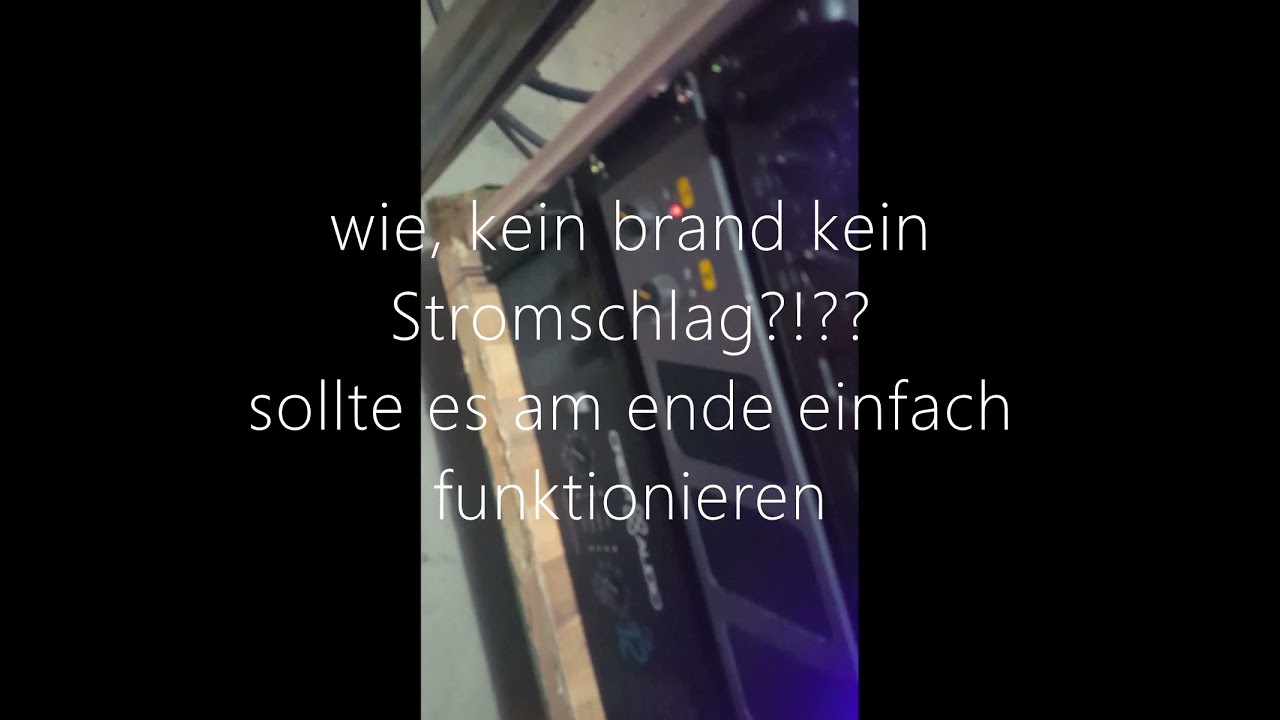 first Test to build a 4 Way stereo |DiY| PA - SoundSystem