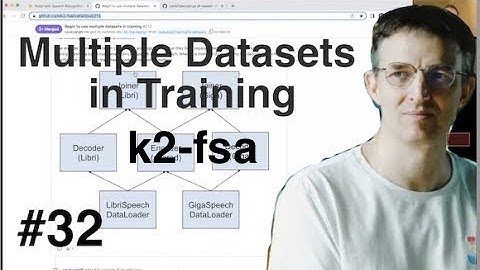 Dan K2 #32 Multiple Datasets in Training Next-gen Kaldi