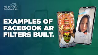 Examples of Facebook Spark AR Camera effects and lenses built by AliveNow. screenshot 1