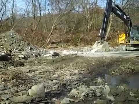 Beaver Creek Restoration Project - Low Water Crossing Removal - YouTube