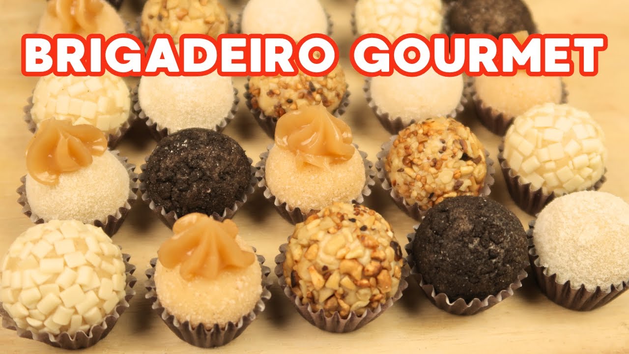 BRIGADEIRO GOURMET BRANCO:  5 Sabores com 1 Base Única! (FAÇA E VENDA)