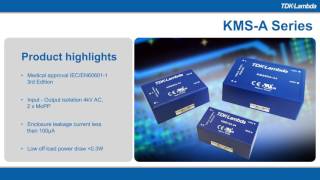 KMS-A 15-60W Medical AC-DC PCB-Mount Power Supplies