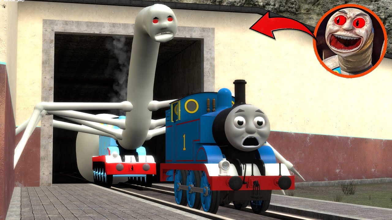 Thomas and Friends Escape From Longest Cursed Thomas Tunnel in Garry's Mod