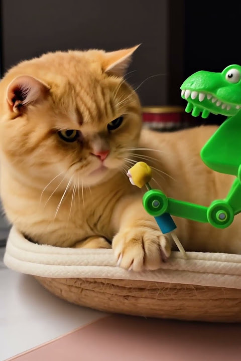 Shock! Cat: Did You Just Bite Me え?噛んだ?#CatShock #ToyRevenge #WrongMove #Oops