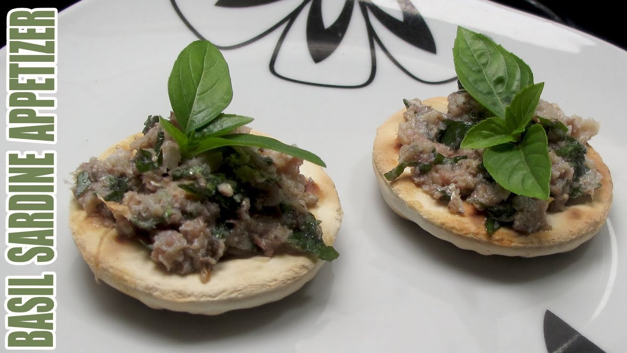 BASIL SARDINE APPETIZER HORS D`OEUVRES YouTube