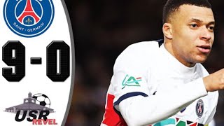 PSG vs Revel, Résumé 9-0 2024