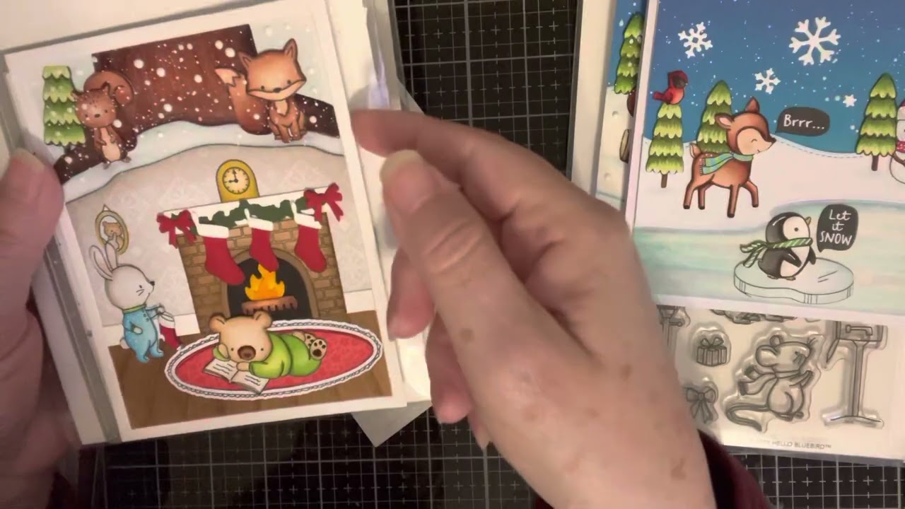 Hello Bluebird Stamps and Dies