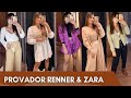 Provador da Renner e Zara | Achei o Blazer PERFEITO e muitos looks LINDOS | Por Its Bru Ferreira