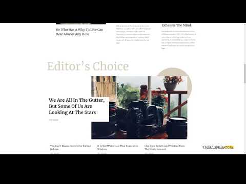 Karma - Blog and Magazine Elementor Template Kit minimal responsive Website Builder