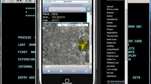 Invoking z/OS IMS using iPhone, using Web 2.0 and Web services