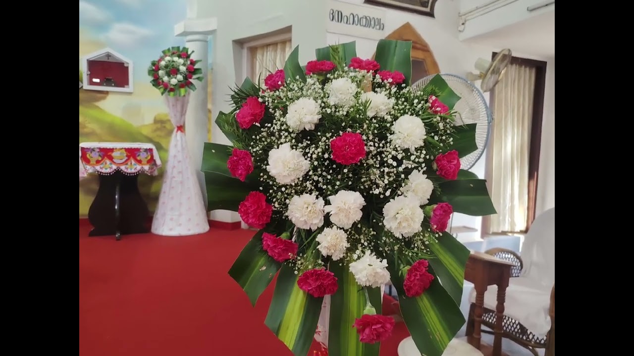 Flower arrangement for Church