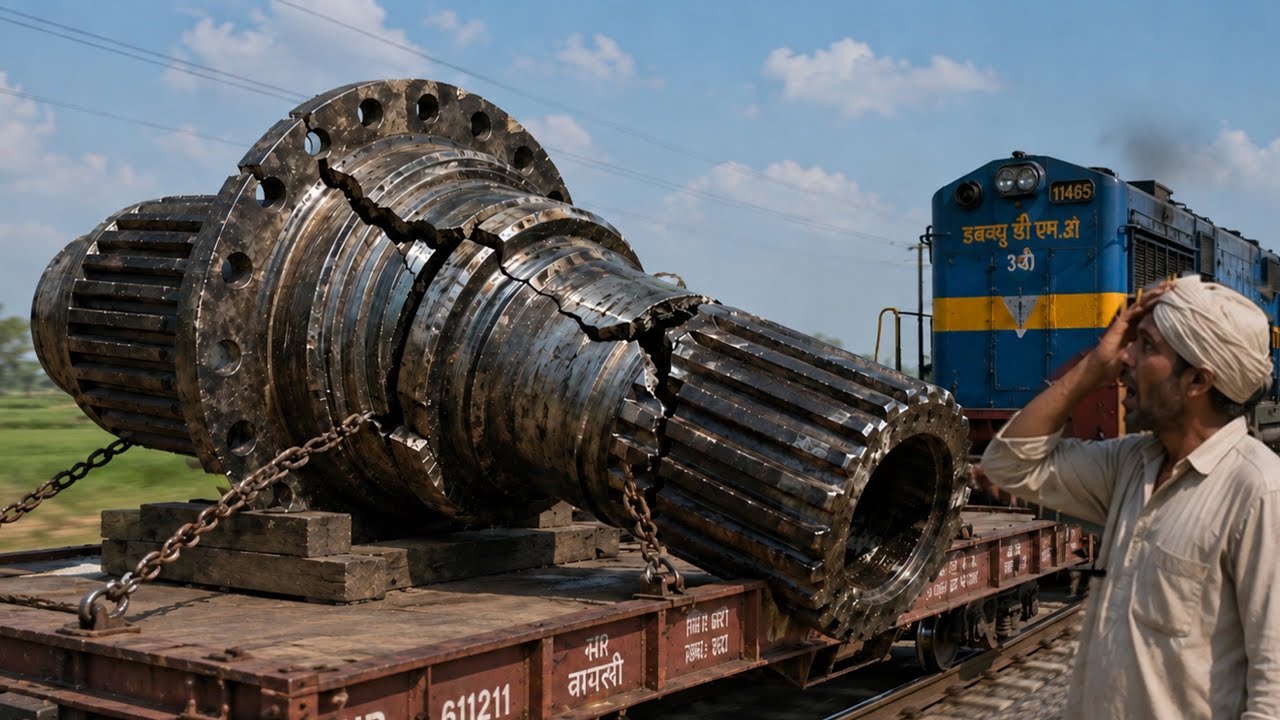 How Experienced Mechanical Expert Bring a Severely Damaged Excavator Shaft Back to Life ..