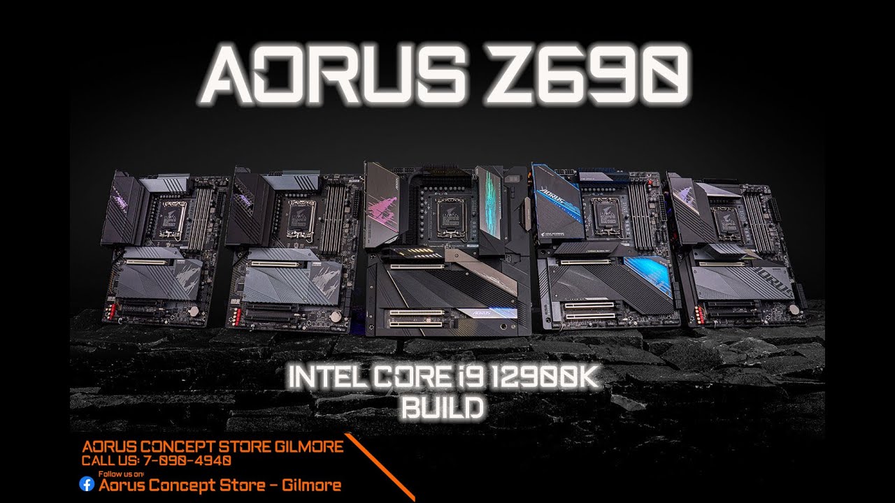 INTEL CORE i9 12900K with AORUS Z690 | Build this with us! - YouTube