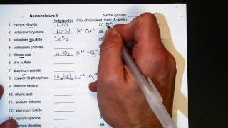 Mixed Naming Formula Writing Youtube