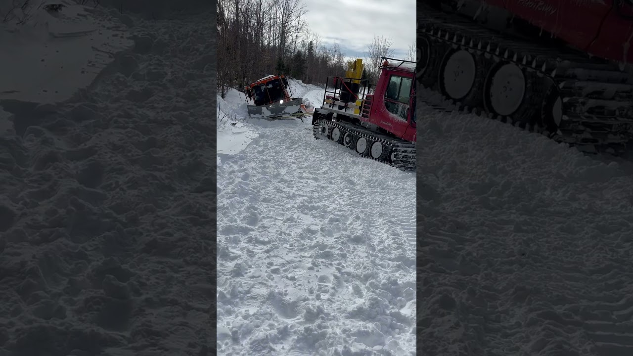 Pisten bully saves the day 