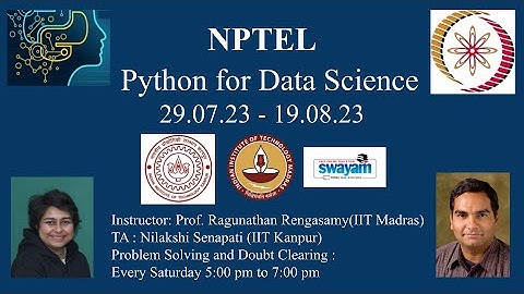 Python for Data Science Week 0 (NPTEL)