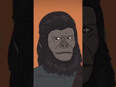 "You finally made a monkey out of me..." #animation #planetoftheapes