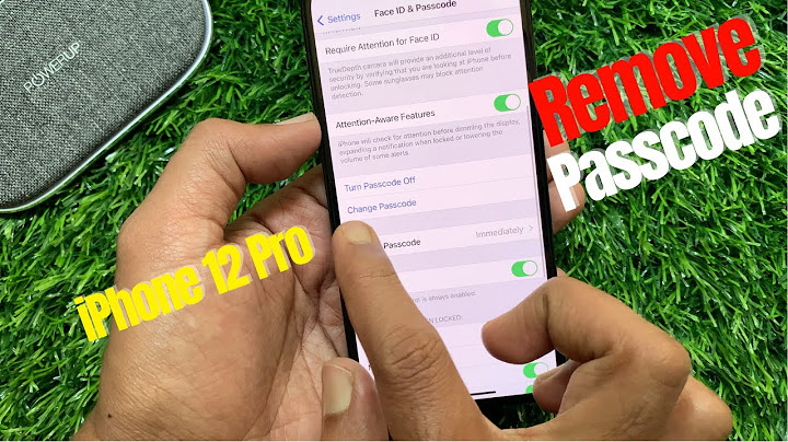 How to turn off passcode on iphone 12 pro max