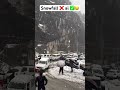 ❄️ #manalisnowfall #manalinews #snowfall #travel #minivlog